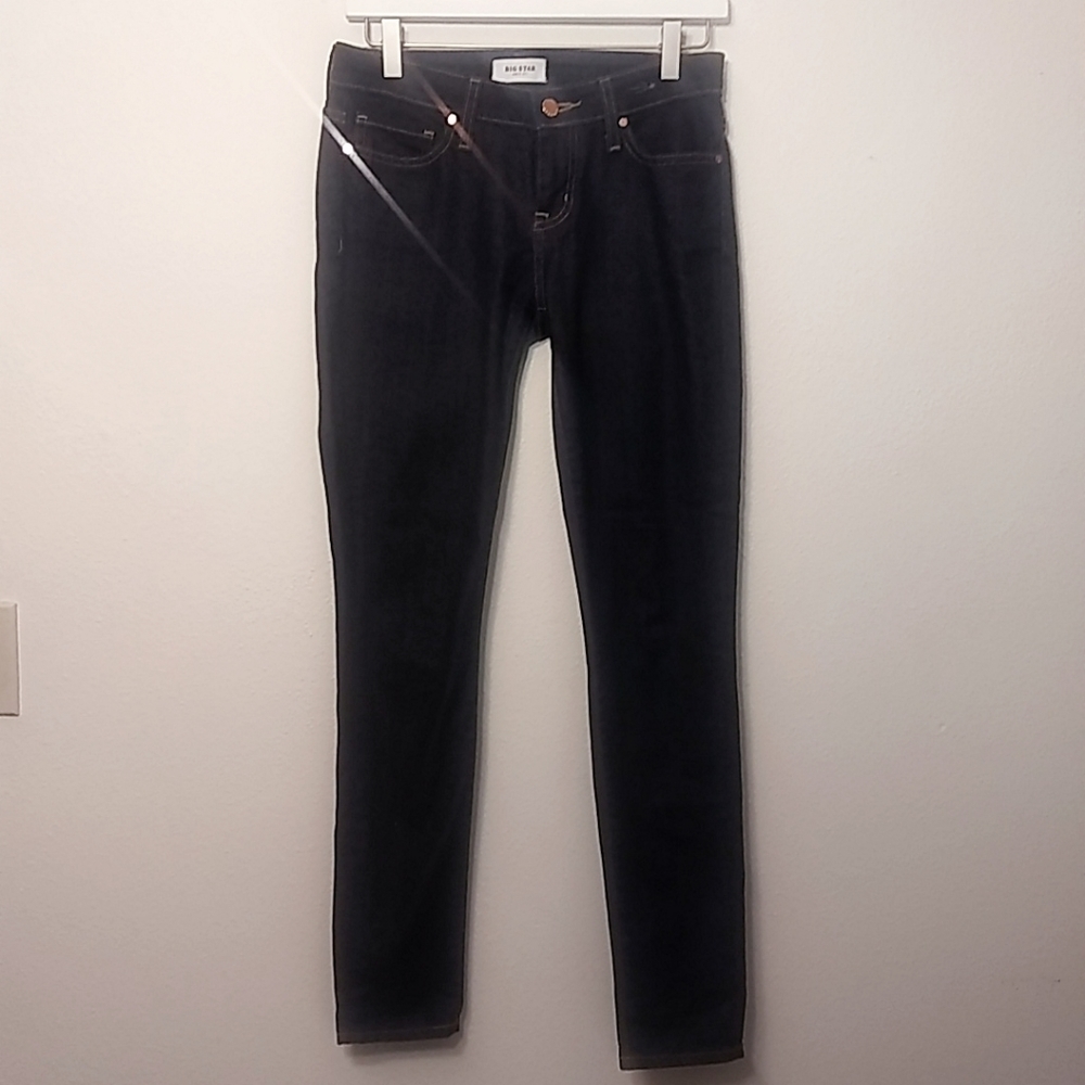 Big Star Dark Wash Alex Skinny Denim Jean 25